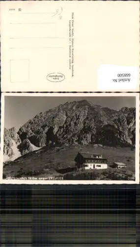 668500,Foto Ak Solsteinhaus geg. Erlspitze Zirl