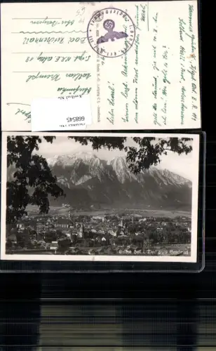 668545,Foto Ak Hall i. Tirol geg. Bettelwurf Feldpost 1. Geb. Art. Ers. Abt. III