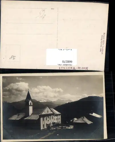 668570,Foto Ak Maria Waldrast Kloster Mühlbachl in Tirol pub Richard Müller
