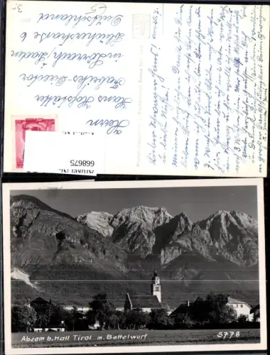 668675,Foto Ak Absam b . Hall i. Tirol m. Bettelwurf