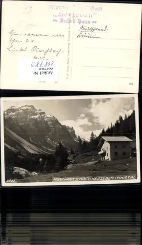 668785,Foto Ak Alpenwirtschaft Herzeben i. Pinistal Neustift im Stubaital pub Much Heiss 3022