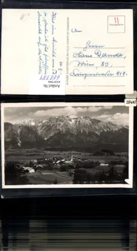 668789,Foto Ak Tulfes geg. Speckkarspitze u. Bettelwurf