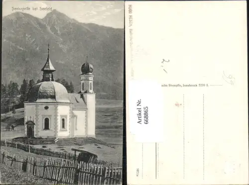 668865,Seekapelle b. Seefeld in Tirol