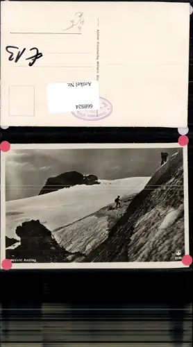 668924,Foto Ak Habicht Anstieg Bergsteigen Gschnitz