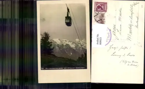 669023,Foto Ak Innsbruck Igls Patscherkofelbahn mit Stubaier Gletscher Seilbahn Gondel