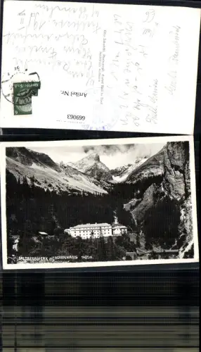 669063,Foto Ak Hall i. Tirol Salzbergwerk mit Herrenhaus