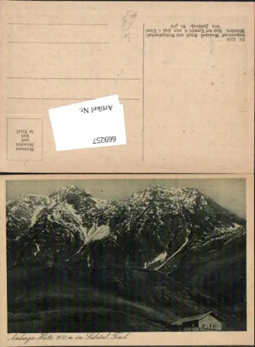 669257,Amberger Hütte Neustift im Stubaital