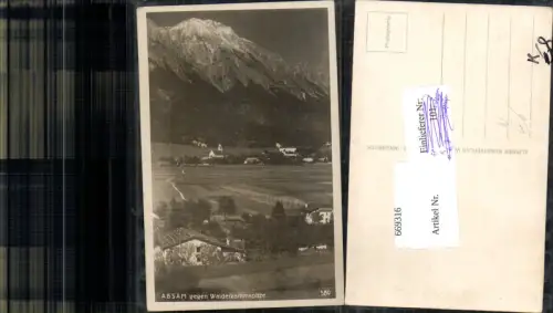 669316,Foto Ak Absam geg. Walderkammspitze