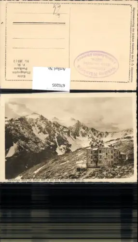 670205,Neustift im Stubaital Nürnberger Hütte i. Stubai mit Feuersteinen