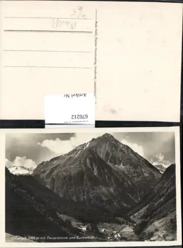 670212,Neustift im Stubaital Ranalt mit Feuersteine u. Zuckerhütl