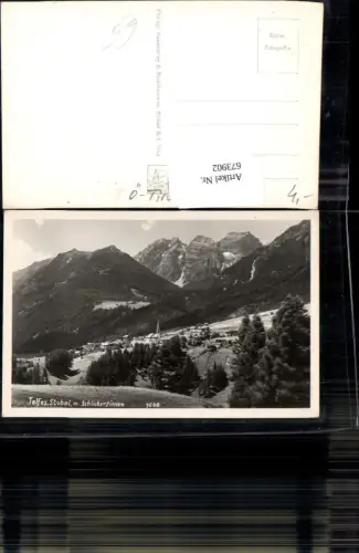 673902,Foto Ak Telfes i. Stubaital m. Schlickerzinnen