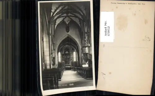 673952,Foto Ak Seefeld i. Tirol Kirche Innenansicht pub A. Stockhammer 6903
