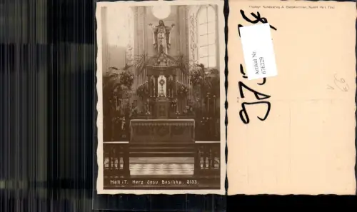 676229,Hall in Tirol Basilika Herz Jesu Altar pub A. Stockhammer 5153