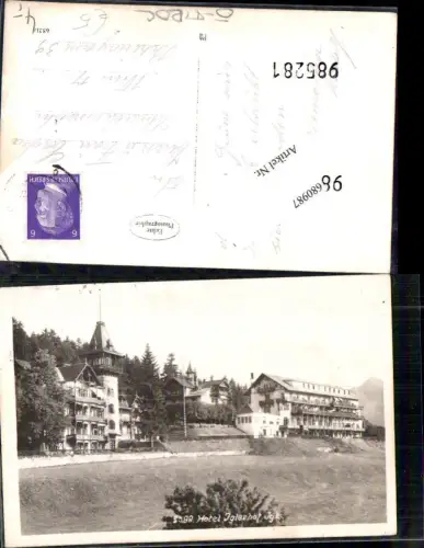 680987 tolle AK Igls bei Innsbruck Hotel Iglerhof