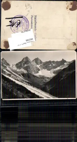 682588 Naturfreunde-Verlag Innsbruck Gschnitz Pflersch Tribulaun Hütte Hüttenstempel