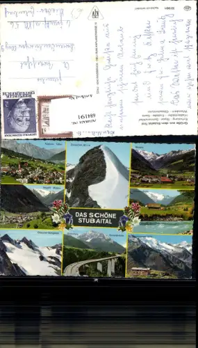 684191 Stubai Stubaital Neustift Mieders Fulpmes Telfes Milders Schönberg