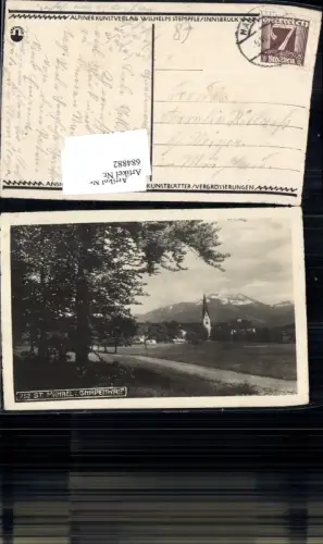 684882 Foto-AK St. Michael in Gnadenwald Hall Wattens in Tirol