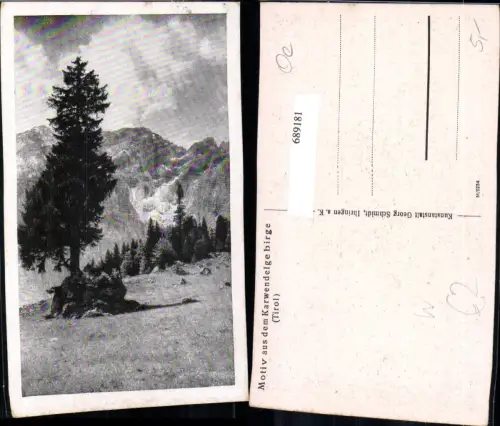 689181 Karwendel Karwendelgebirge Ahornboden Hall in Tirol