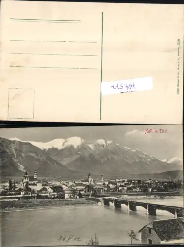 704577 Hall in Tirol Brücke pub Stengel e Co. 3930