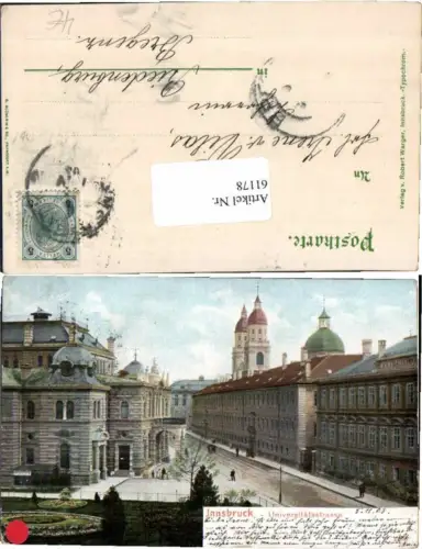 61178,Innsbruck Universitätstrasse 1902