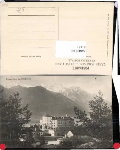 61181,Schloss Ambras bei Innsbruck Amras