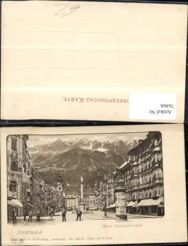 76466,Innsbruck Maria Theresienstrasse Strassenansicht
