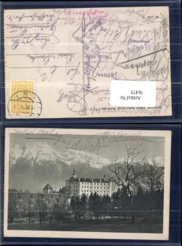 76473,Innsbruck Schloß Amras Ambras 1924