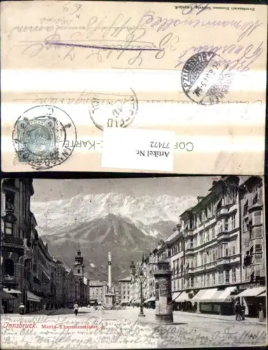 77472,Innsbruck Maria Theresienstrasse Litfaßsäule