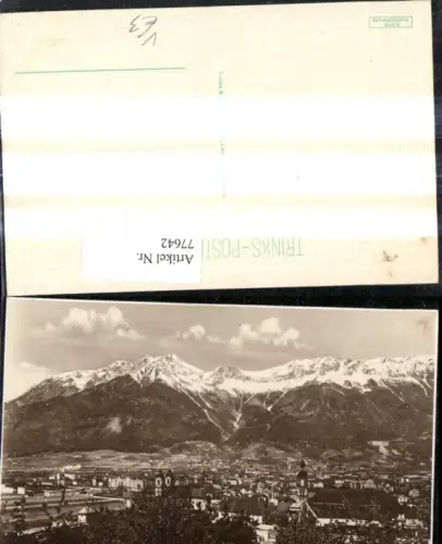 77642,Innsbruck Gesamtansicht v. Norden pub Trinks Co