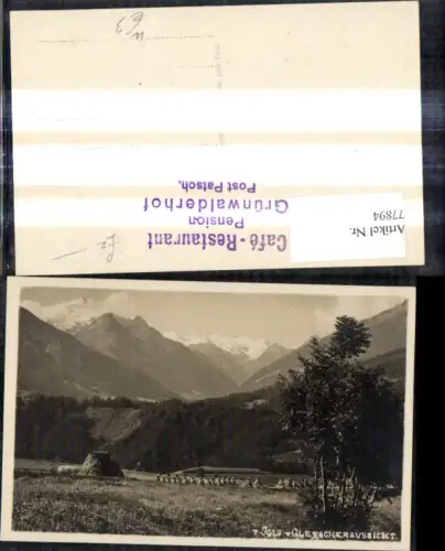 77894,Foto Ak Innsbruck Igls Gletscheraussicht Heureitern Heinzen