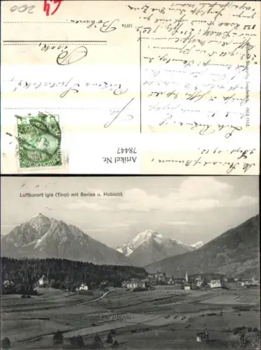 78447,Innsbruck Igls m. Serles u. Habicht