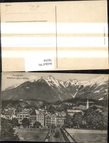 78554,Innsbruck Innbrücke geg. Hötting Brücke