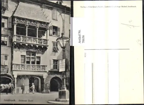78656,Innsbruck Goldenes Dachl Strassenlaterne
