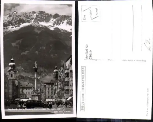 78919,Innsbruck Maria Theresienstrasse geg. Nordkette