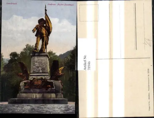 78946,Innsbruck Andreas Hofer Denkmal Berg Isel pub Purger Co 10789