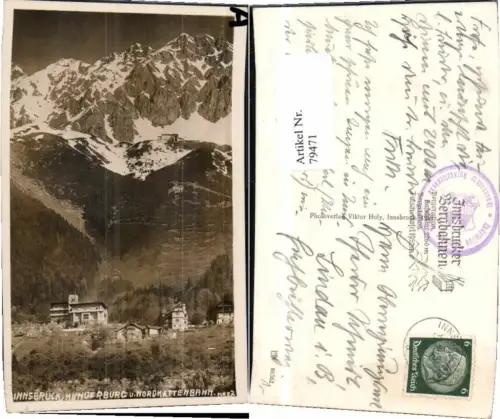 79471,Innsbruck Hungerburg Nordkettenbahn 1938