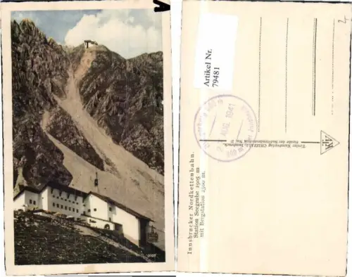 79481,Innsbruck Nordkettenbahn Bergbahn Seegrube