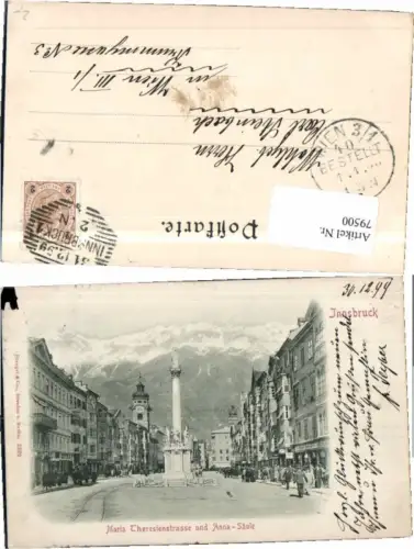 79500,Innsbruck Maria Theresienstrasse 1899 Stengel Co 2320