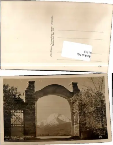 81143,Igls b. Innsbruck Sanatorium Ausblick 1930