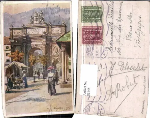 81148,Innsbruck Triumph Pforte E.F. Hofecker 1920