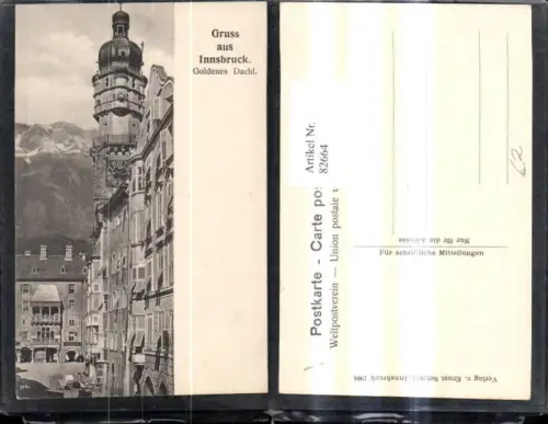 82664,Gruss a. Innsbruck Goldenes Dachl