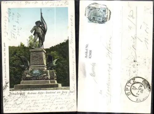 82808,Innsbruck Andreas Hofer Denkmal am Berg Isel