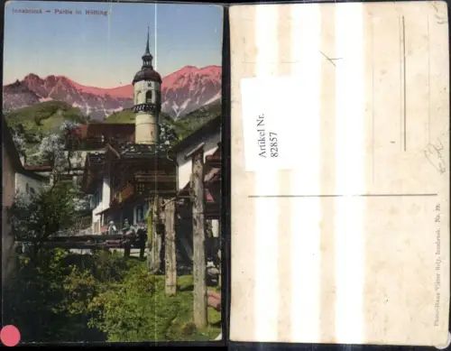 82857,Innsbruck Partie b. Hötting Kirche