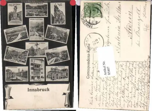 85407,Innsbruck Tolle Mehrbildkarte Amras Rennplatz