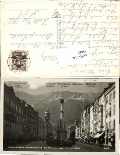 85687,Innsbruck Maria Theresienstrasse Oldtimer