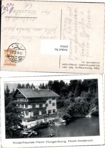 85934,Innsbruck Hungerburg Kinderfreunde Heim Hoch Innsbruck