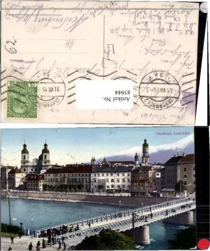 85944,Innsbruck Innbrücke Innbruck Leute pub Warger 298-1912