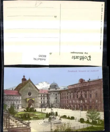 88285,Innsbruck Rennplatz m. Hofkirche Kirche