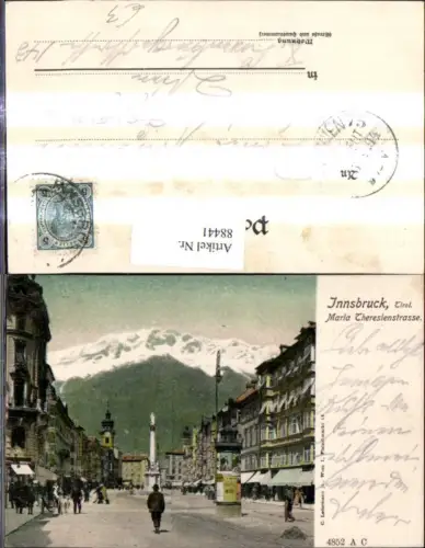 88441,Innsbruck Maria Theresienstrasse Litfaßsäule Annasäule