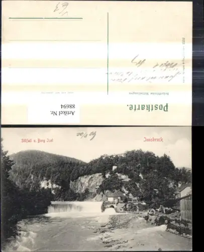 88694,Innsbruck Sillfall u. Berg Isel pub Stengel Co 2332